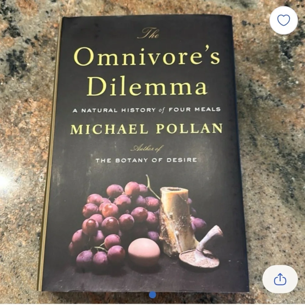 The Omnivore's Dilemma by Michael Pollan - Black and Gold Edition